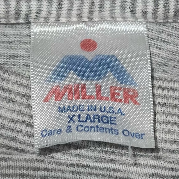 Vintage 90s Maui Bay Striped T Shirt Miller USA Made Single Stitched Size XL - Picture 7 of 7